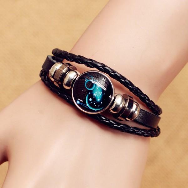 VÒNG TAY 12 CUNG HOÀNG ĐẠO DÂY RÚT VT03