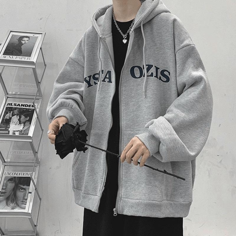 Áo khoác nỉ dây kéo form to y hình siêu hot thời trang Hàn Quốc - Phong Cách Hip Hop THỜI TRANG NAM 1986