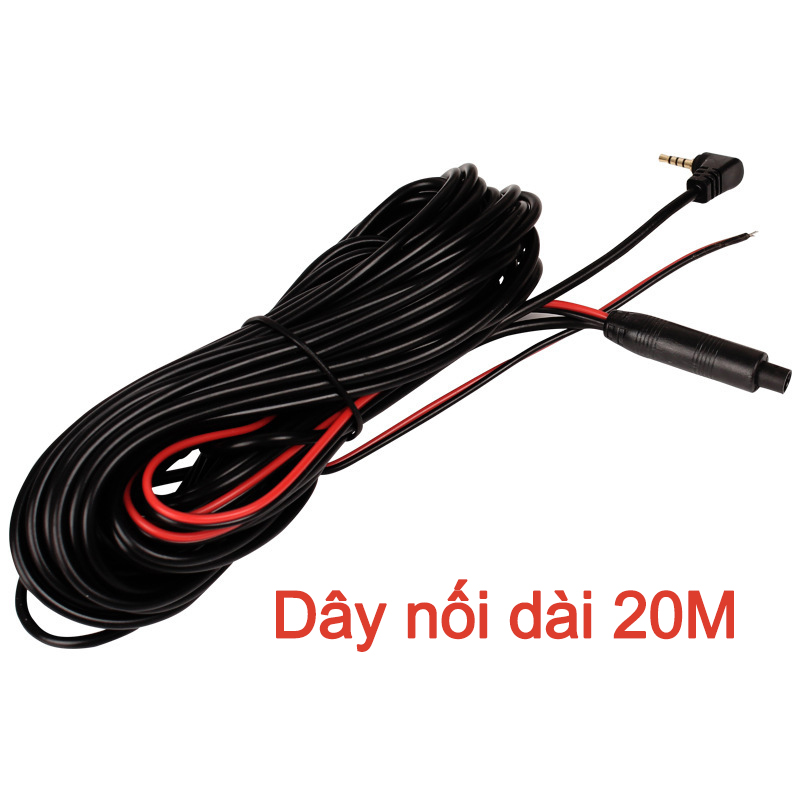 4 lỗ Dòng Dây điện nối dài cho camera hành trính và  xe tải chuyên dụng 15m / 20M / 25M