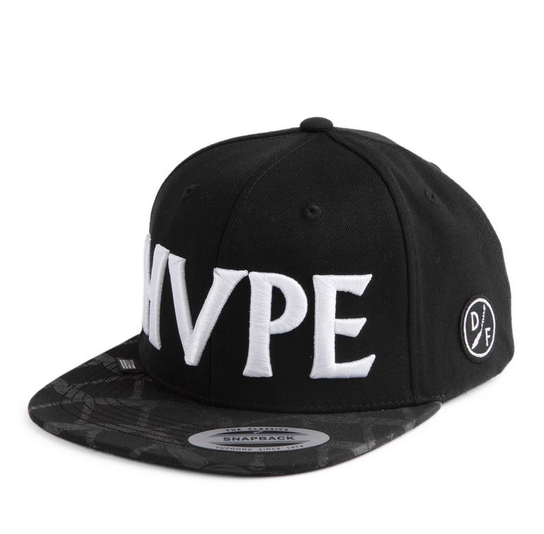 PREMI3R Mũ snapback Nón Hiphop LOGO màu đen Mũ lưỡi trai phong cách hàn quốc nón thương hiệu chính hãng