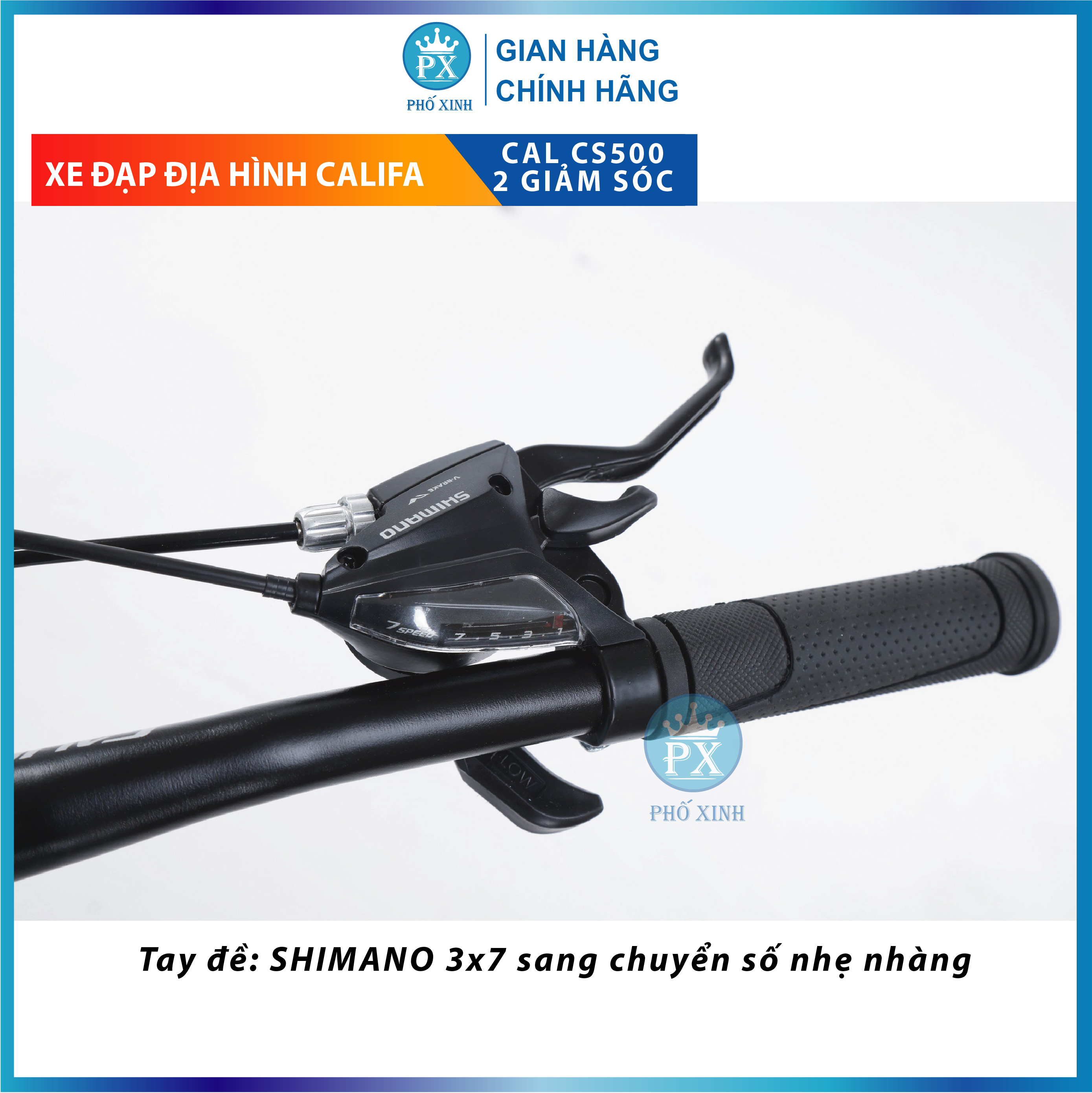 Xe địa hình 2 giảm sóc bánh 26 CALIFA CS500