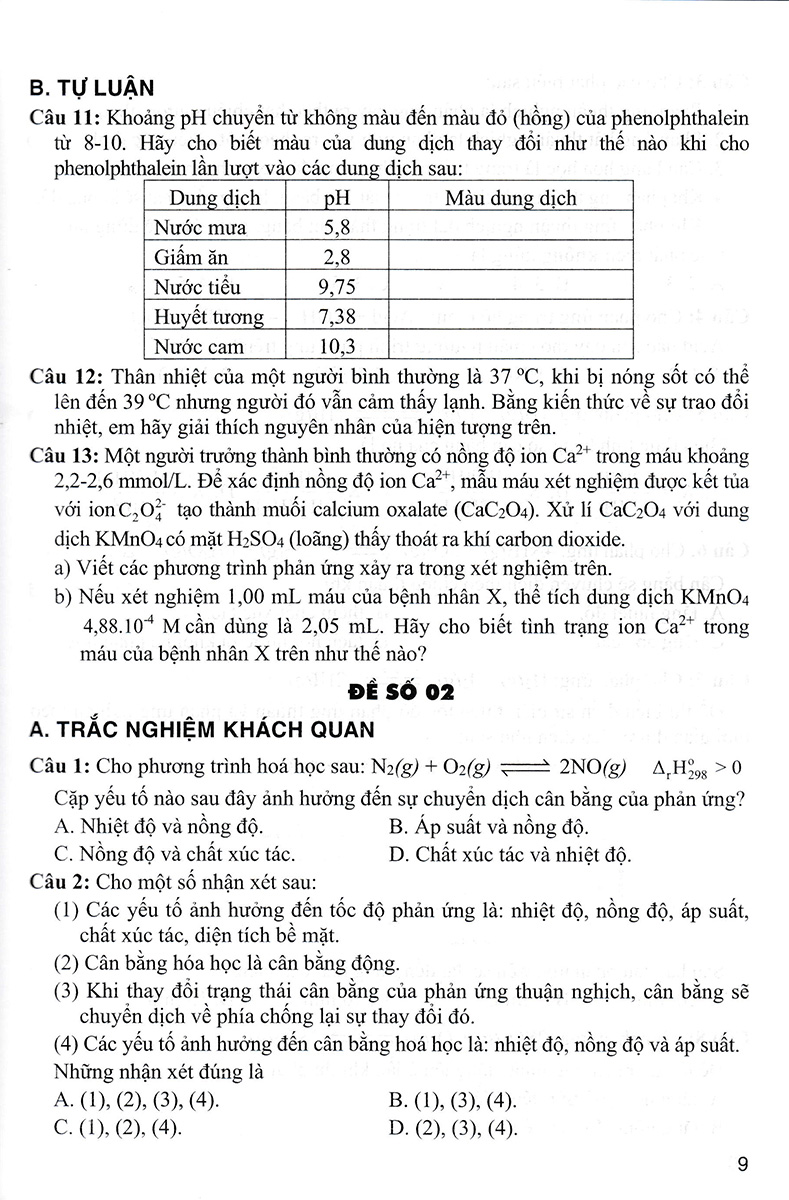 Tuyển Tập Đề Kiểm Tra Môn Hóa Học 11 (Dùng Chung Cho Các Bộ SGK Hiện Hành) _HA