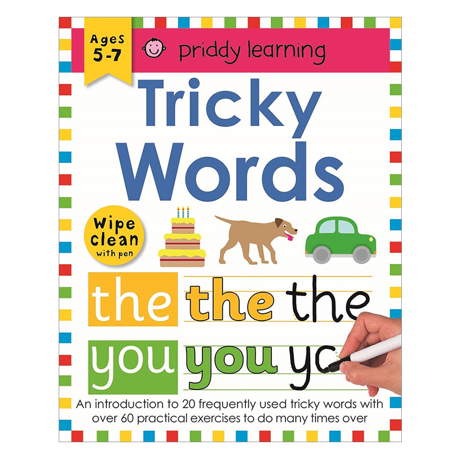 [Hàng thanh lý miễn đổi trả] Wipe Clean Workbook Tricky Words