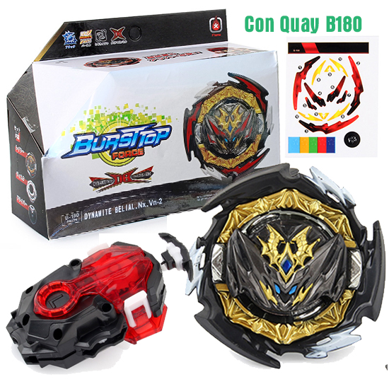 Đồ Chơi Con Quay B180 Kèm Tay Quay | Con Quay BEYBLADE B180