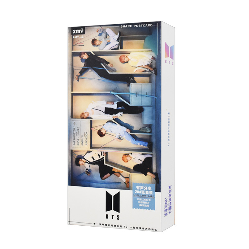Bộ ảnh bưu thiếp BTS 204 món mới