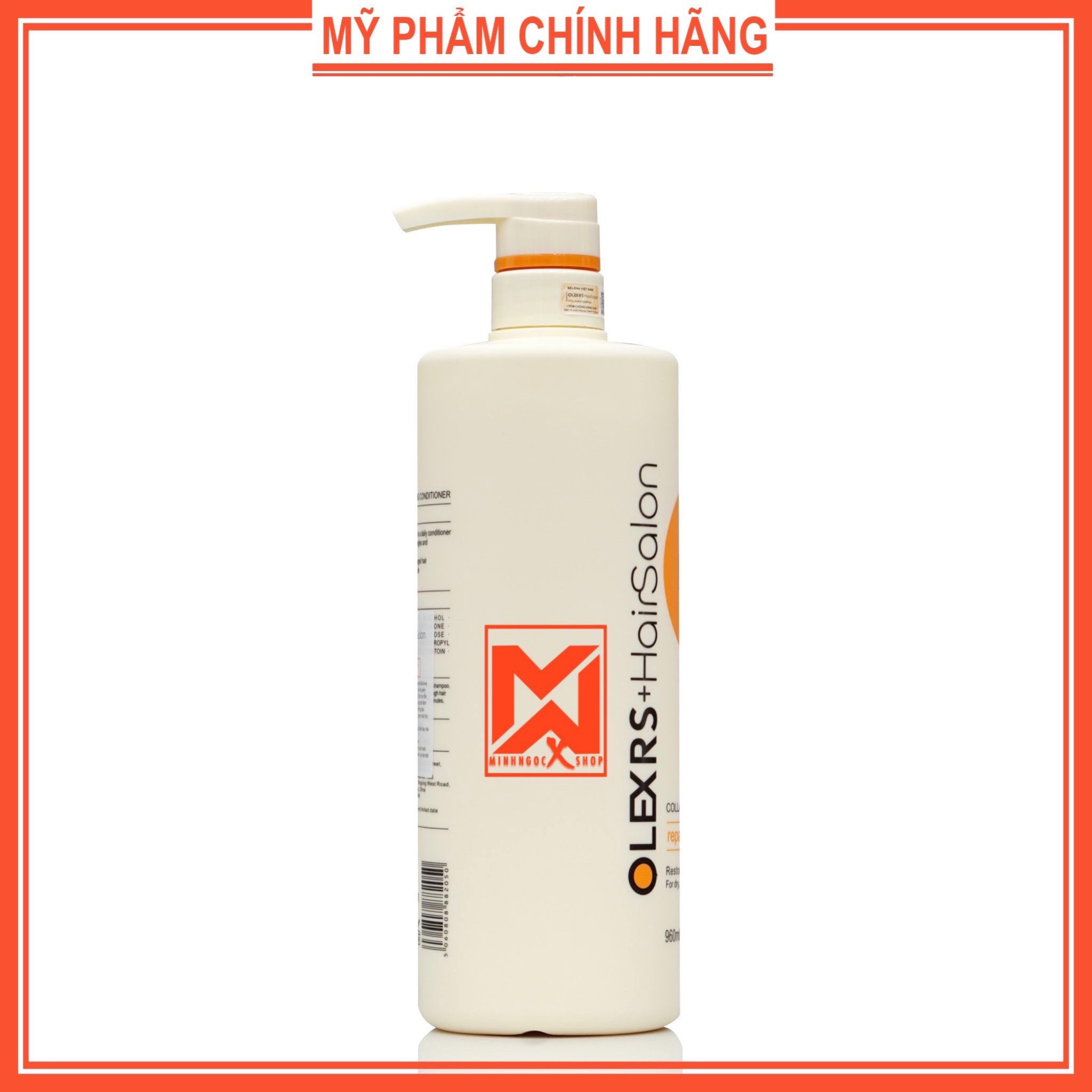 Dầu xả Olexrs Hair Salon 960ml, phục hồi ngừa rụng kích mọc tóc