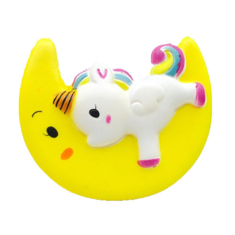 Đồ chơi Squishy hình mặt trăng ngựa kì lân dễ thương |shopsquishydep