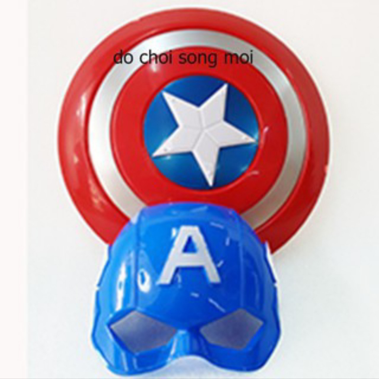 Bộ Khiên (có đèn và nhạc) kèm Mặt Nạ Captain America Đội trưởng Mỹ Dành Cho Trẻ Em