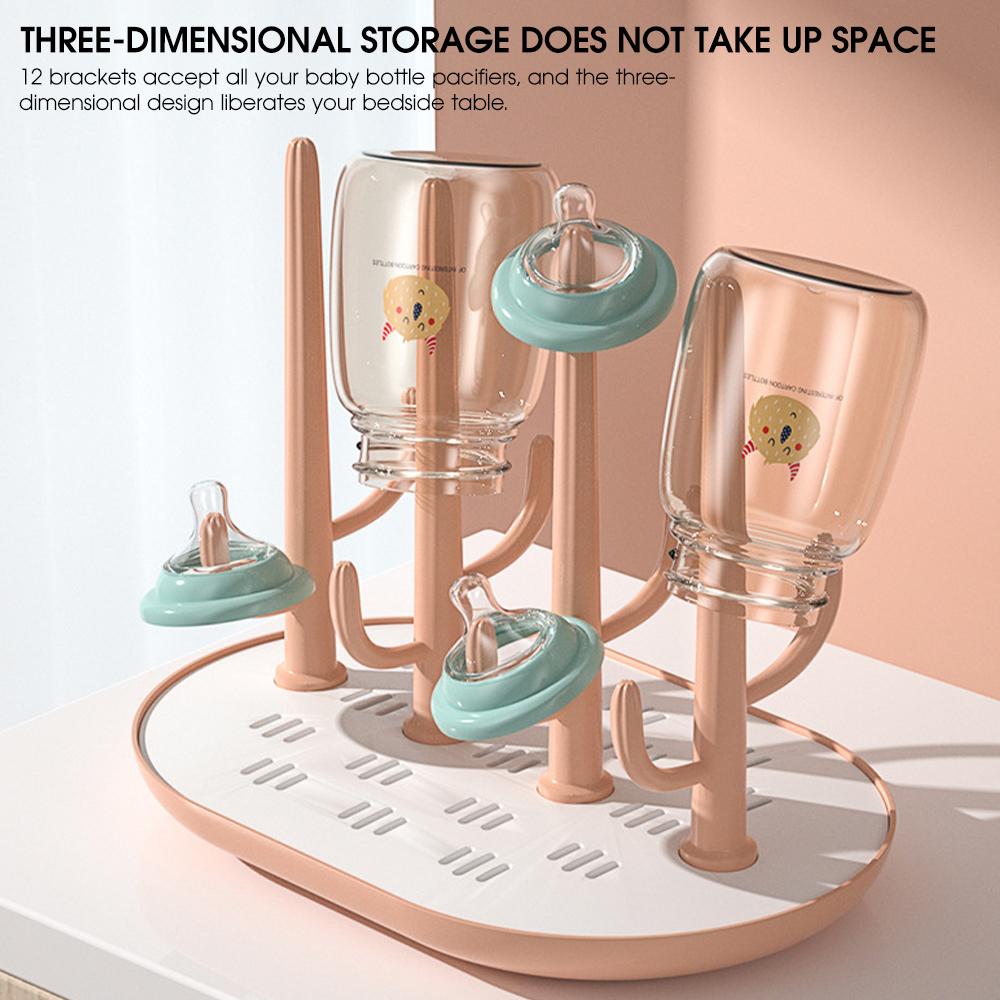 Yếm Ăn Cho Bé Chai Thoát Nước Giá Để Bình Phơi Sấy Núm Vú Cho Bé Ăn Cốc Lưu Trữ Sấy Chai Vệ Sinh Máy Sấy