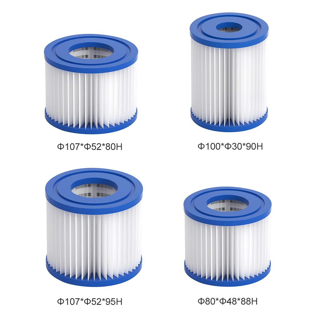 Hộp lọc bể bơi cho sử dụng chất liệu polyester, dễ dàng gắn kết, vệ sinh và thay thế khi cần thiết, sử dụng được khoảng 2 tháng