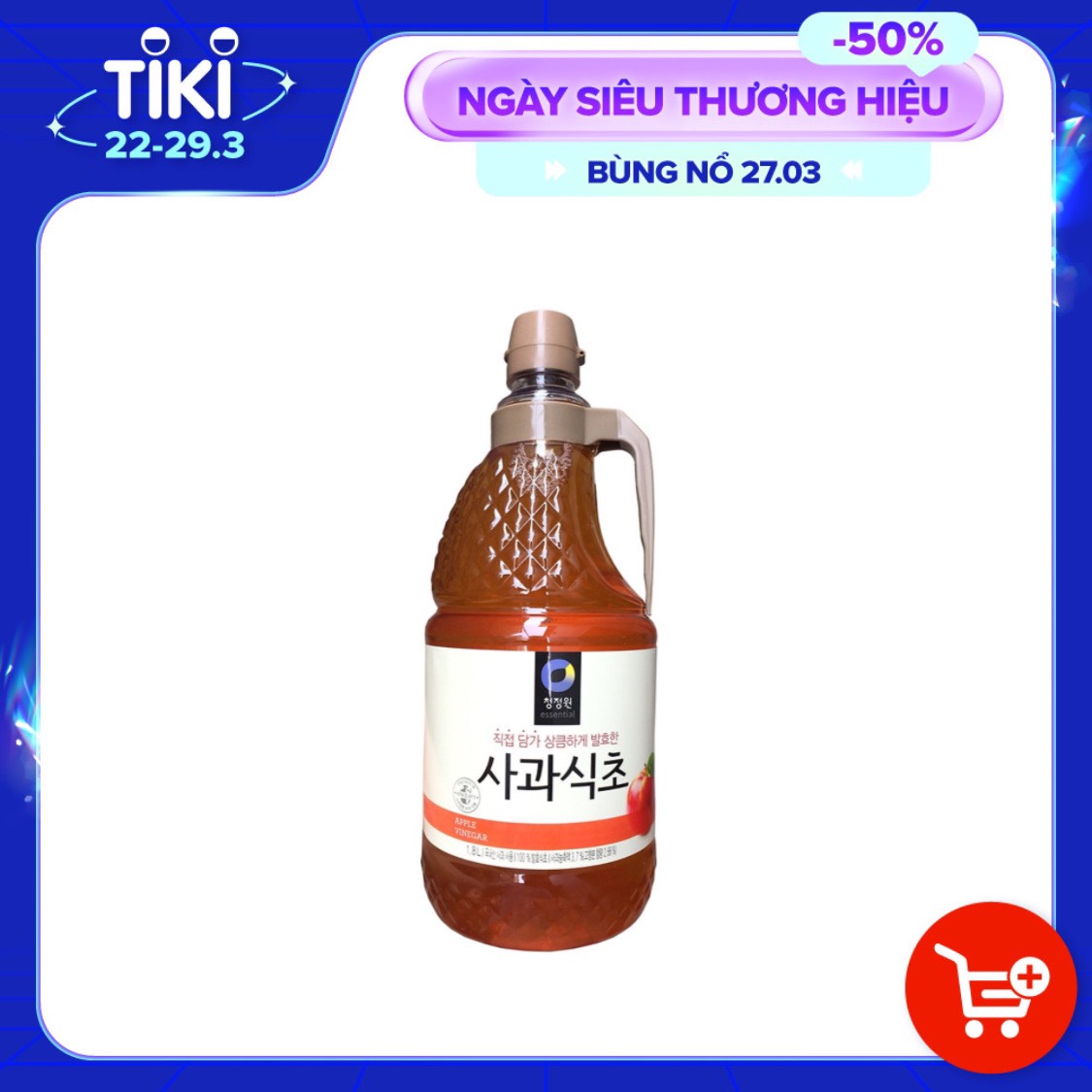 Giấm Táo Daesang Hàn Quốc ( Chai 1800ml )