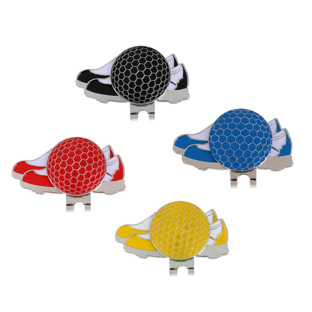 3x Shoe Design Golf Hat Clip with Ball Marker Golfer Gift NEW