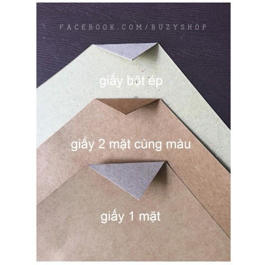 (xấp 50 tờ) giấy kraft A4 dày 380gsm