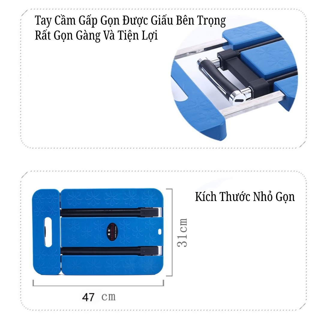 Xe kéo hàng gấp gọn nhập khẩu XKT01 mới