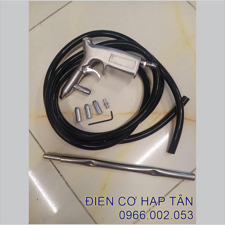 Máy phun cát dùng khí nén , dùng hơi, làm sạch sơn, bụi bẩn