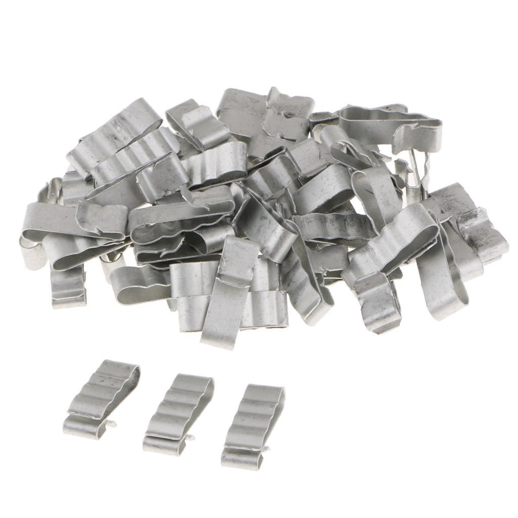 100 Pack Solar Panel Cable Clip Stainless Steel Clips PV Wire to Solar Panel