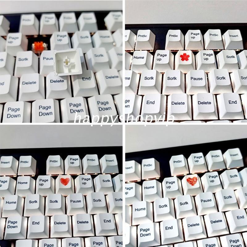 HSV 1PC PBT Thicken Keycap Mechanical Keyboard Installation Keycap Set Dyeing Sublimation Cap Original Height R4