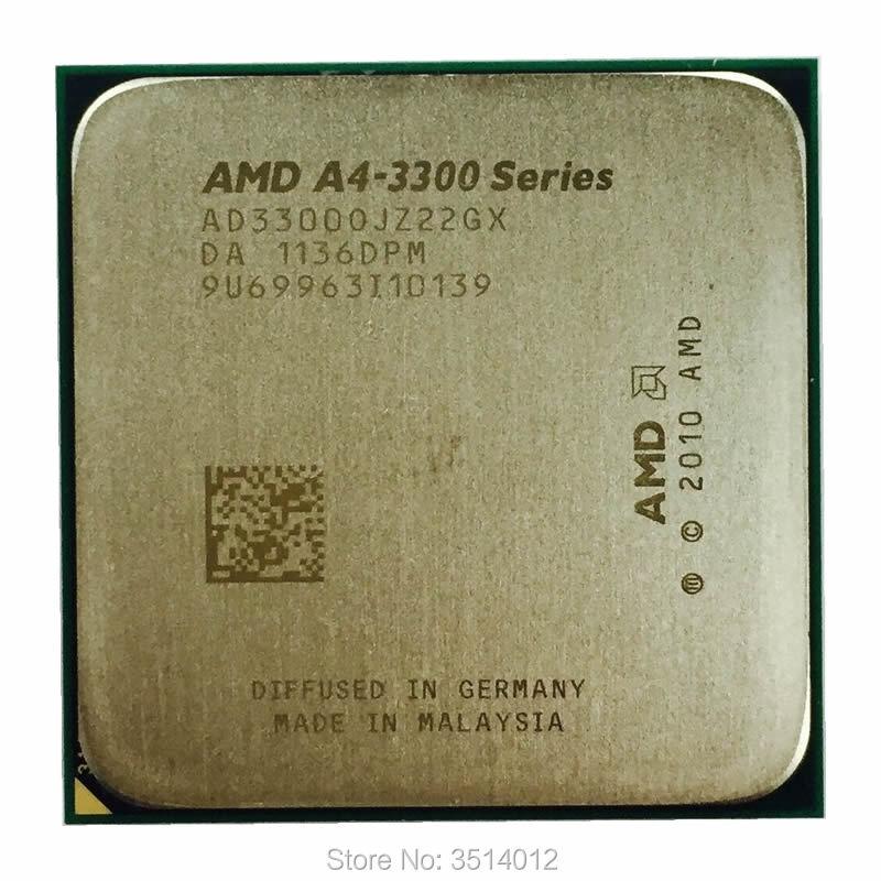 CPU AMD A4 3300 (2.50GHz, 2 Cores 2 Threads, FM1)