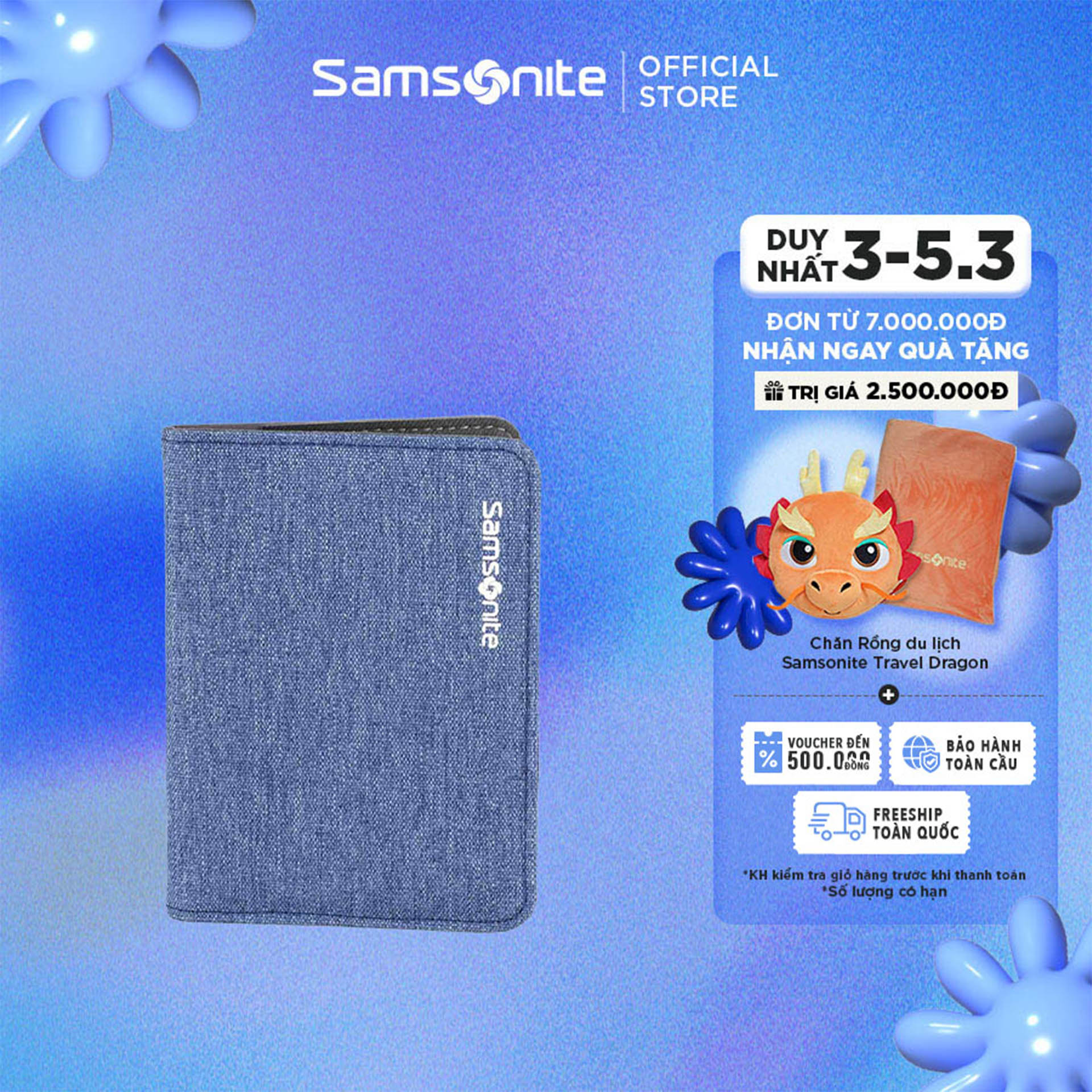 Ví Đựng Passport Samsonite Travel Essentials Passport Cover RFID