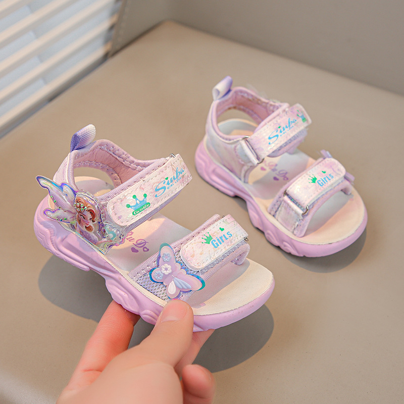 Giày Sandal quai hậu cho bé gái tập đi siêu nhẹ, chống trơn trượt – GSD9099