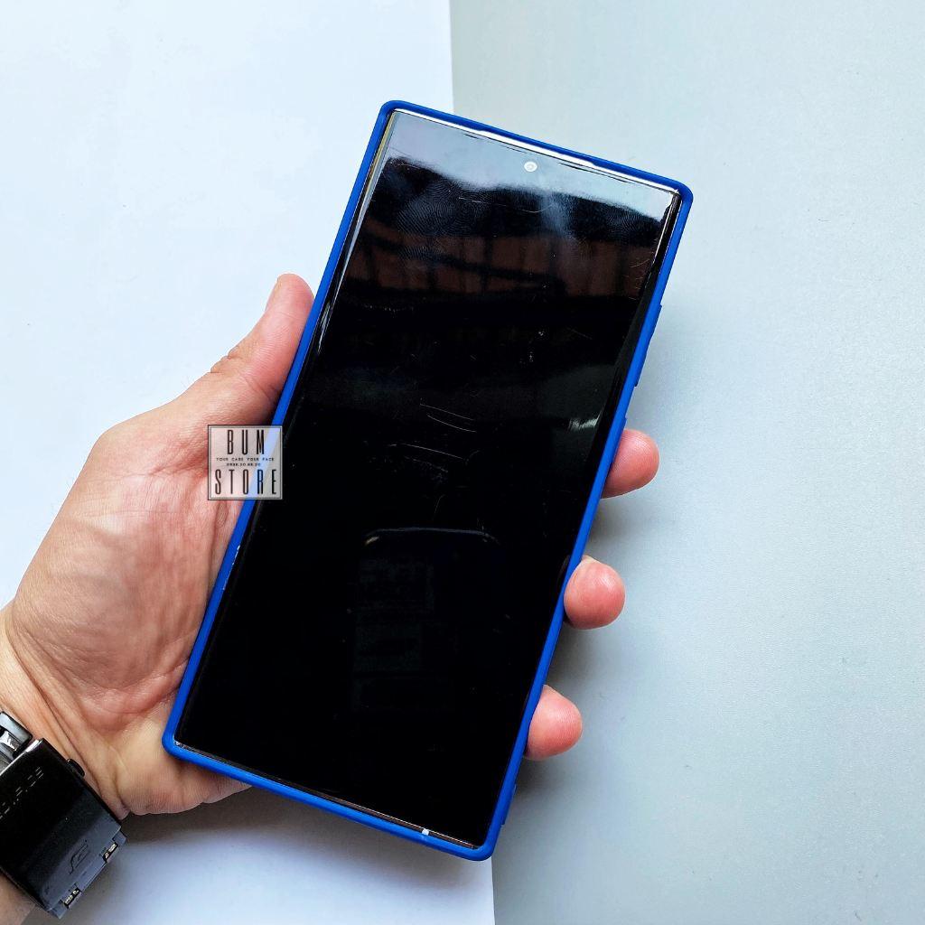 Ốp Lưng Silicon Gấu KleinBlue Cho Samsung Galaxy Note 20 Ultra / Note 20 / Note 10 Plus / Note 10 Viền Vuông