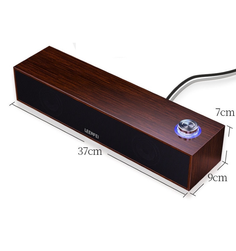 Loa gỗ vi tính E350 Sound Bar HD nhỏ gọn - hàng nhập khẩu