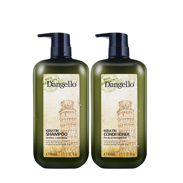 Bộ Dầu Gội và Dầu Xả D'angello Keratin 800ml