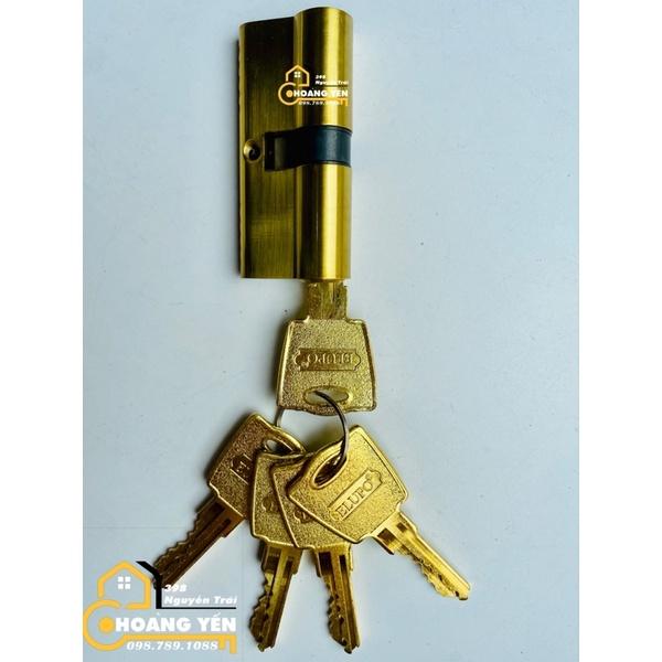 Lõi khoá cửa tay gạt thế 7,8,9,10,12cm, ruột khoá cửa tay gạt 5 chìa bi kép chống dò cao cấp EL