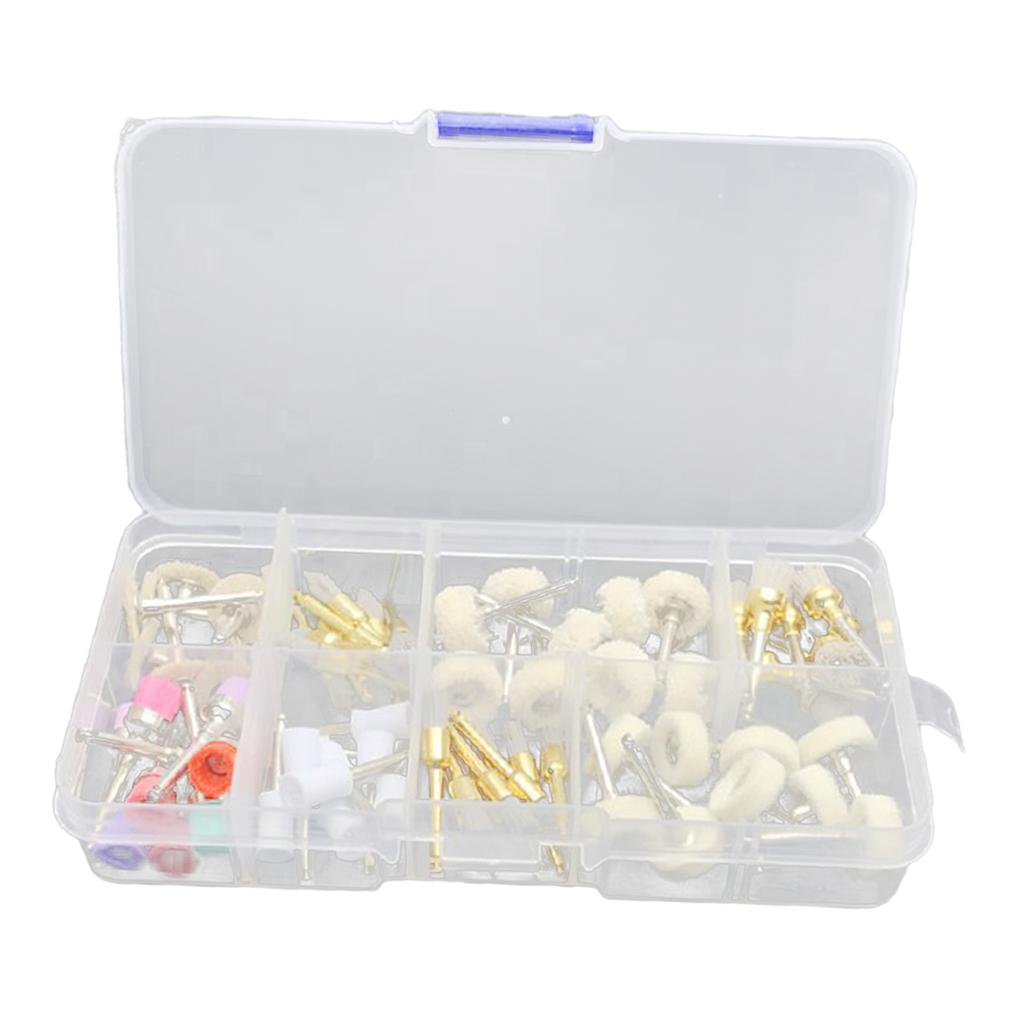 Bulk Lot of 80 Pieces Disposable 2.35mm Oral Prophy Polishing Brush Cup Alumina Nylon Cotton Polisher Wheel Kit