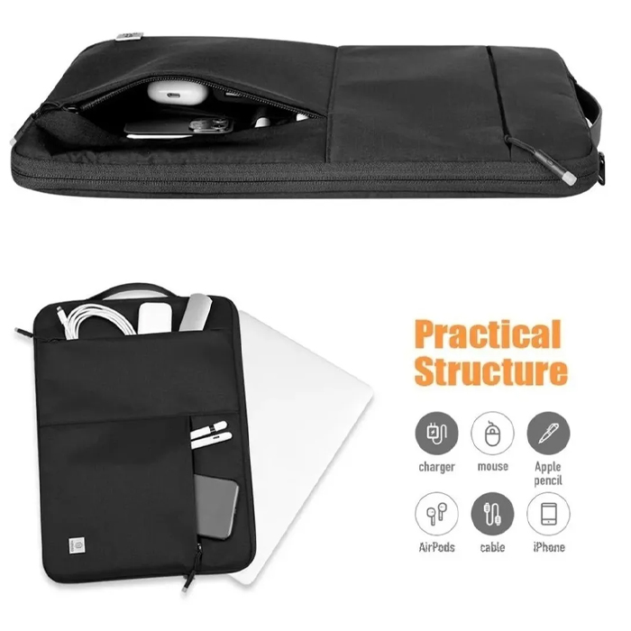 Túi Chống Sốc WiWU Alpha Slim Sleeve Dành Cho Laptop - Hàng Chính Hãng