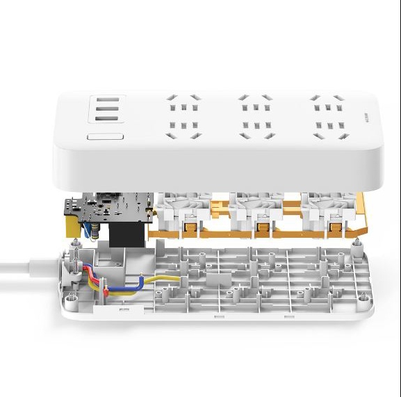 Ổ Cắm Điện Đa Năng Tích Hợp 3 Cổng USB Xiaomi - hàng chính hãng
