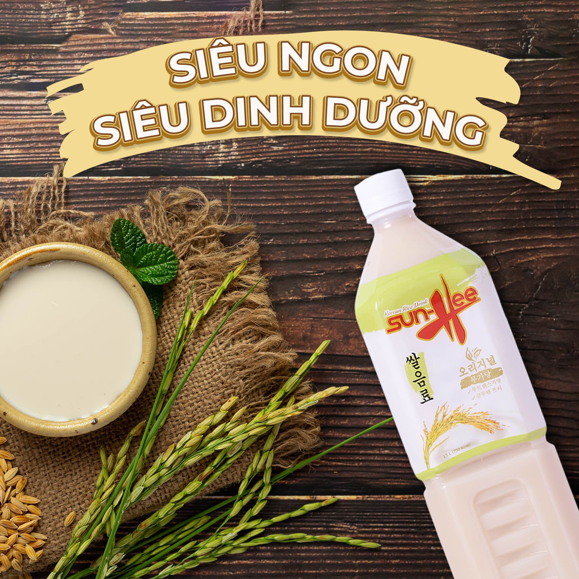 Nước Gạo Hàn Quốc Sunhee Chai 500Ml