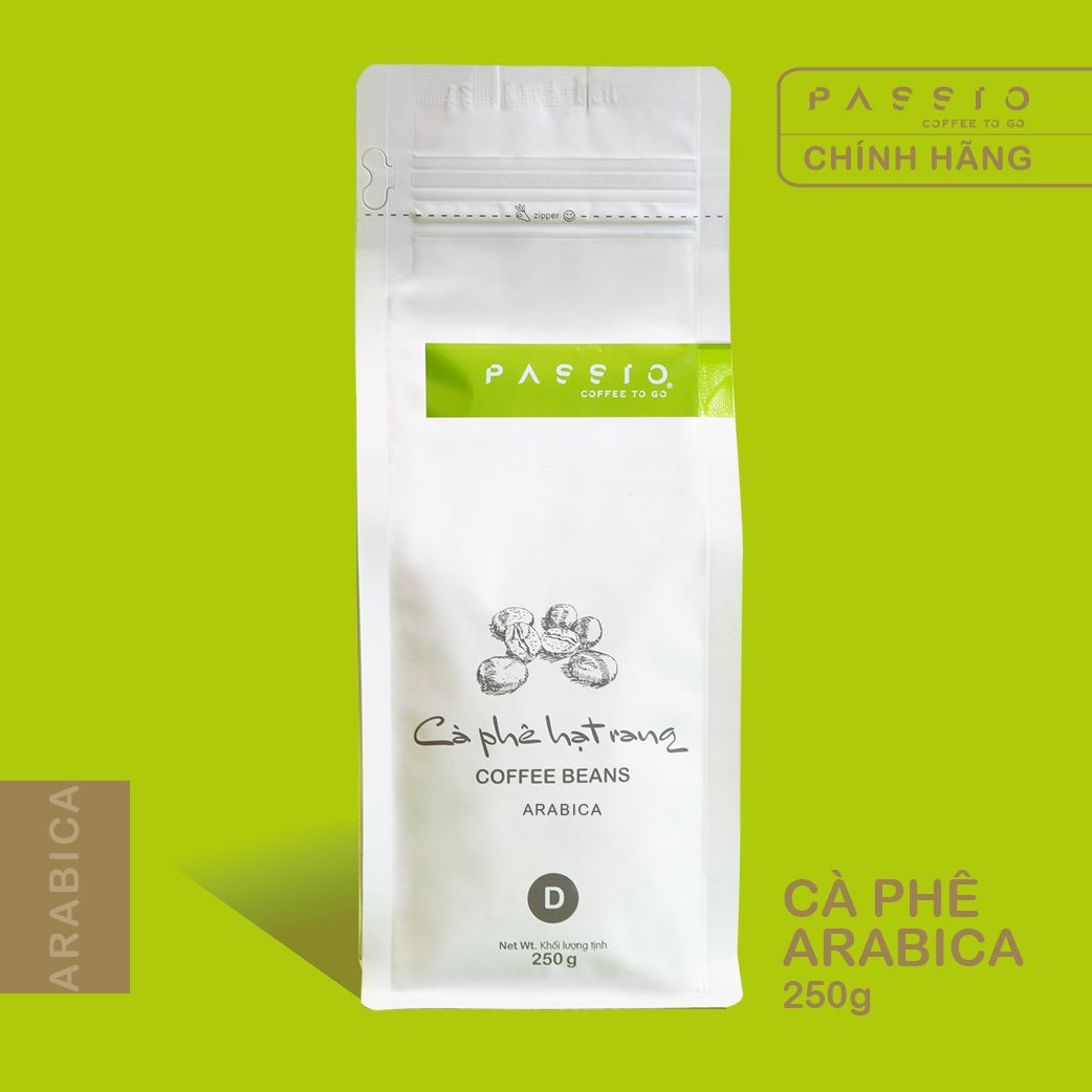 Cà phê Arabica nguyên chất rang mộc - Passio Coffee