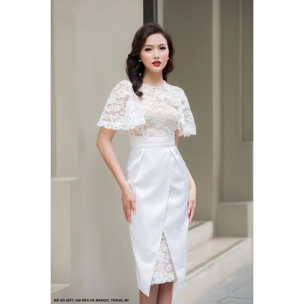 ĐẦM THUN PHỐI REN SANG TRỌNG