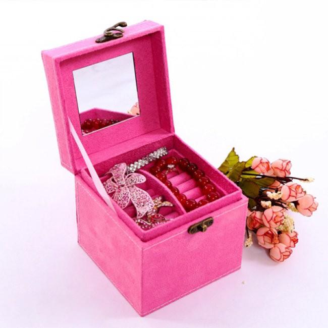 Hộp Đựng Trang Sức 3 Ngăn Xinh Xắn