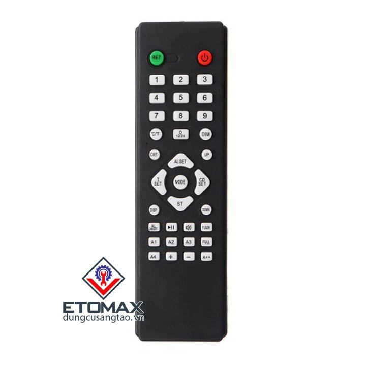 Đồng hồ điện tử treo tường LED 3D cỡ lớn điều khiển từ xa