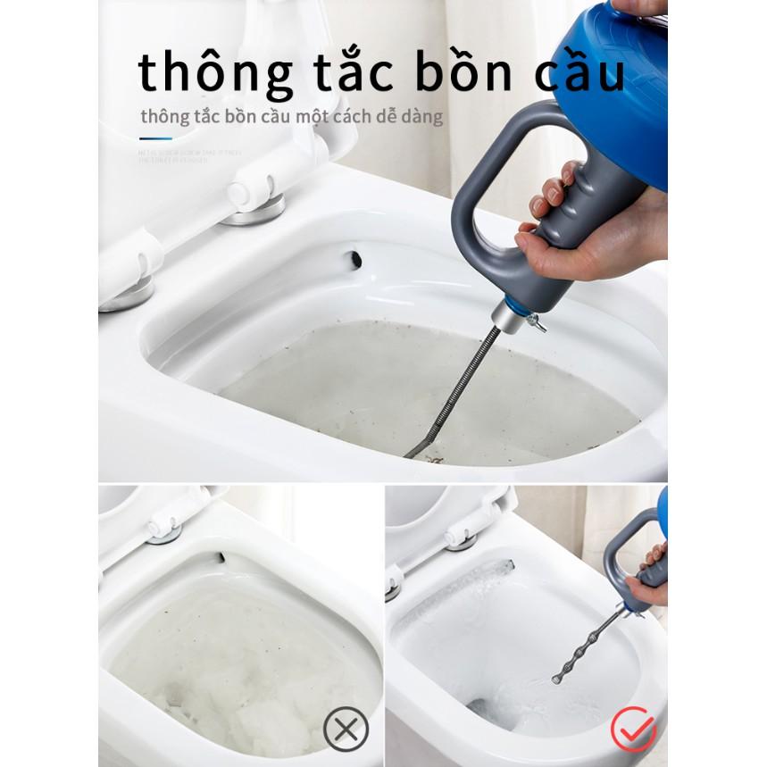 Máy thông tắc cống nhanh nhà bếp, nhà vệ sinh, xử lý tóc (10m) - Home and Garden