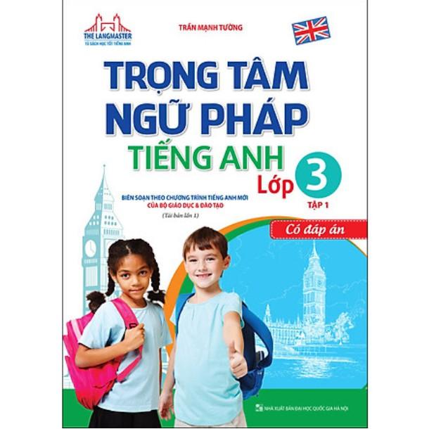 Sách - ComBo Trọng Tâm Ngữ Pháp Tiếng Anh - Lớp 3 - Tập 1 + Tập 2