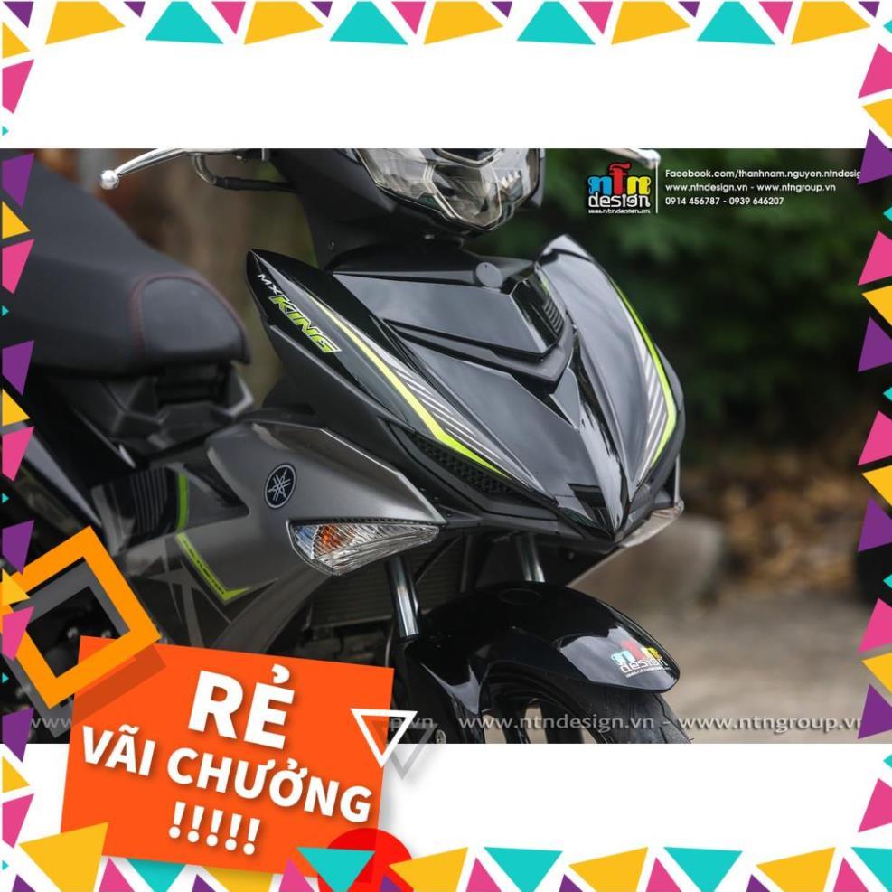 Tem Rời Exciter 150 Mẫu MX Xám Đen Xanh