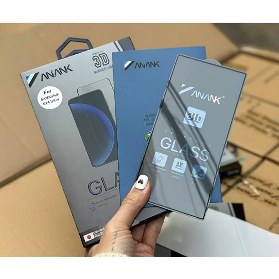 Dán Kính cường lực trong 3D ANANK AGC Glass cho Samsung S24 Ultra / S24 Plus / S24 – Hàng chính hãng