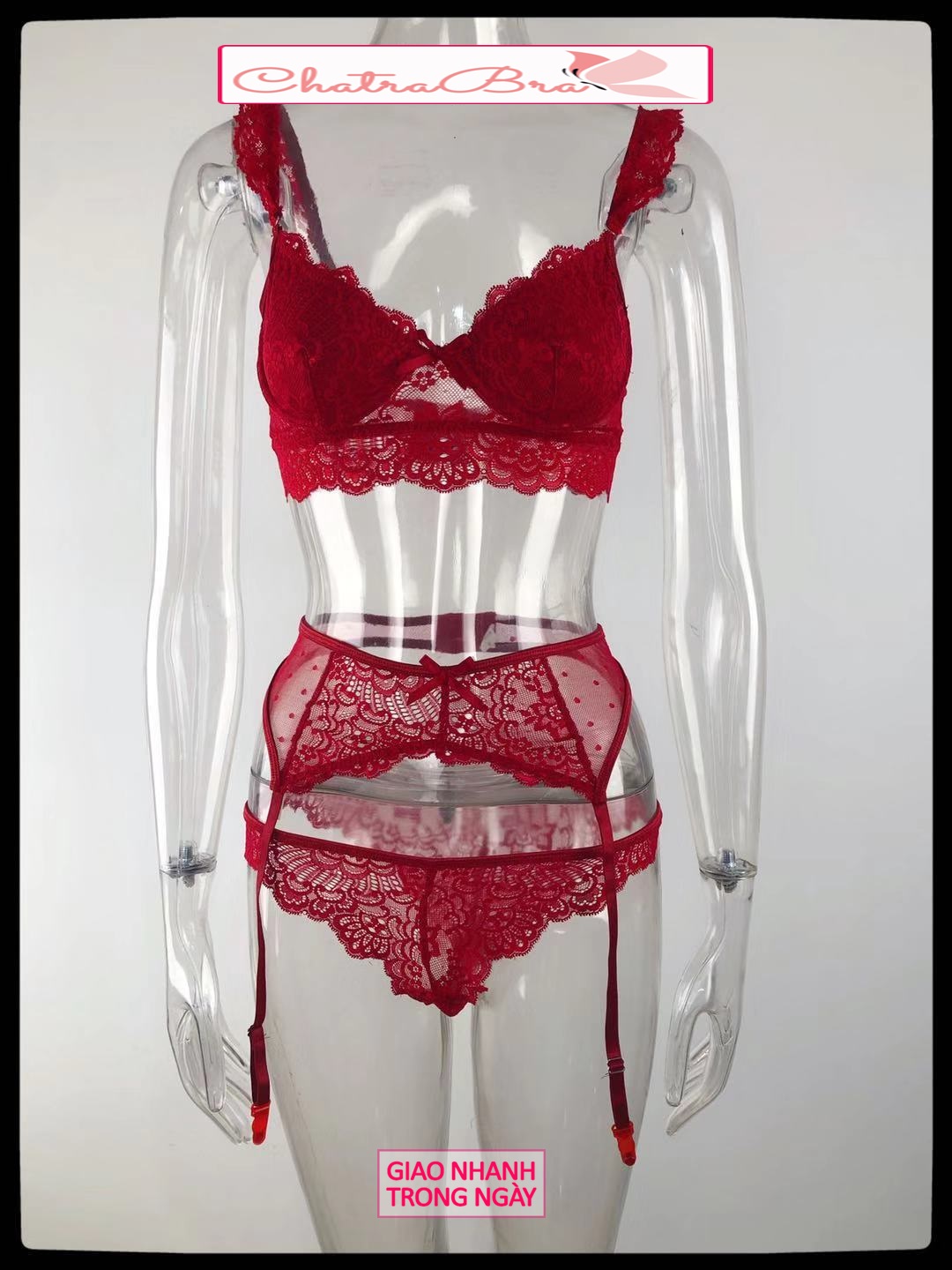 Set lingerie nâng ngực tôn dáng