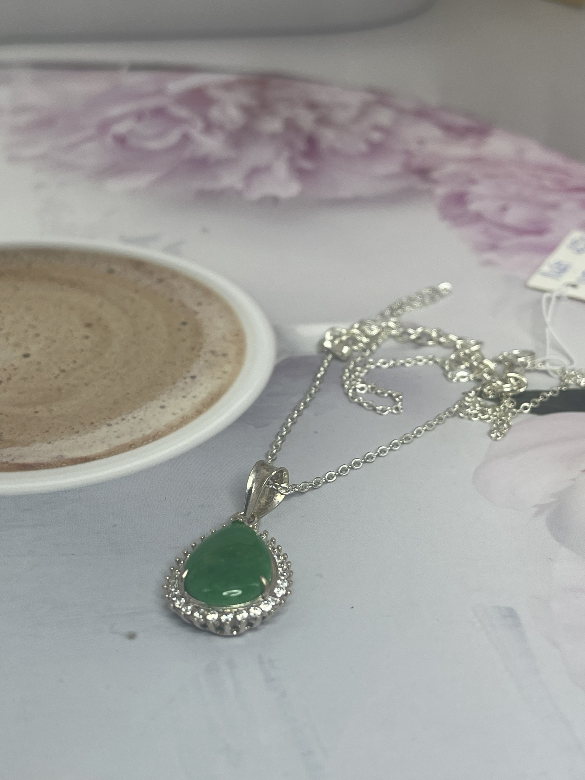 Dây chuyền Bạc 925 Mặt Đá