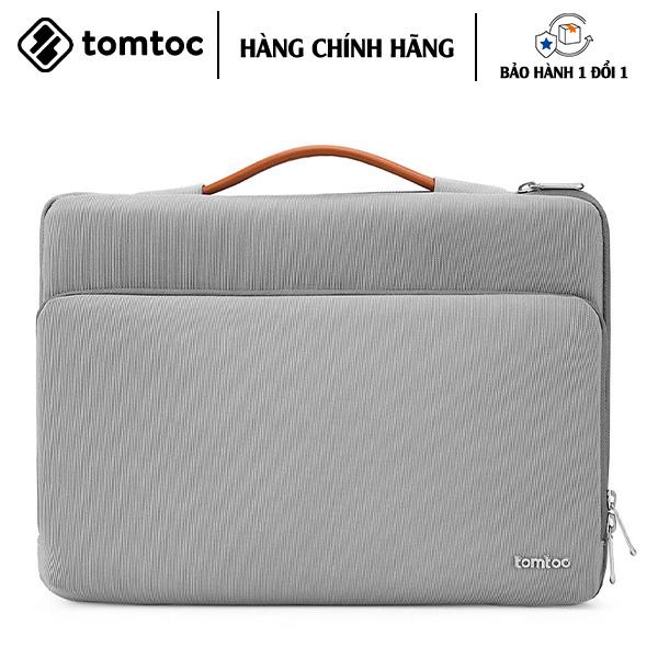 TÚI XÁCH CHỐNG SỐC TOMTOC  BRIEFCASE CHO MACBOOK AIR/PRO 13” NEW tránh va đập, trầy xước và tăng độ bền cho máy - HÀNG CHÍNH HÃNG