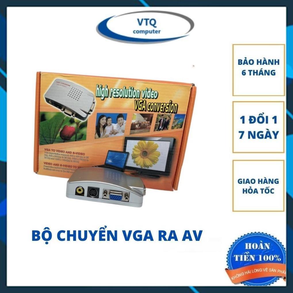 Bộ chuyển Vga ra Av + Svideo bảo hành 6 tháng.vtq.computer