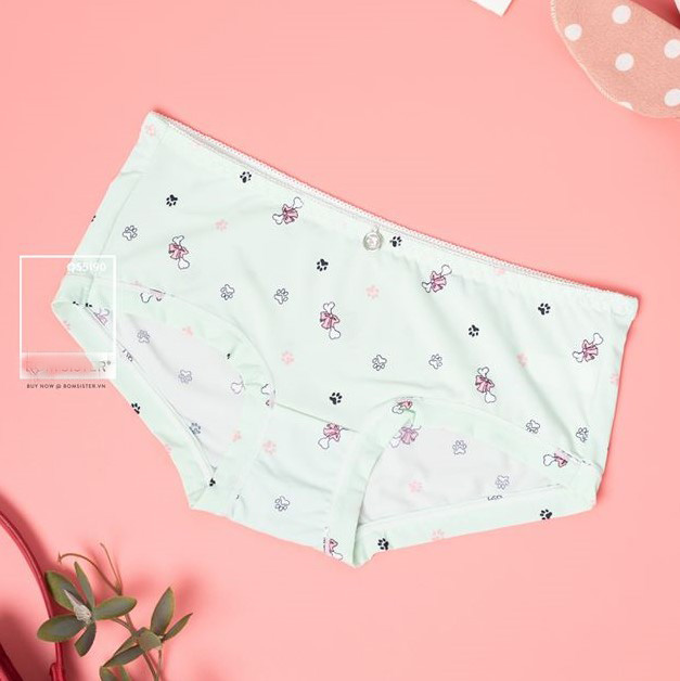 Bộ 10 Quần Lót Nữ Su Họa Tiết - Chất Vải Mềm Mịn Dịu Nhẹ Cho Da
