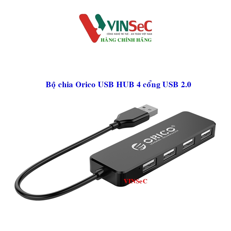 Bộ chia / Hub 4 cổng USB 2.0 Orico FL01 - Hàng Chính Hãng
