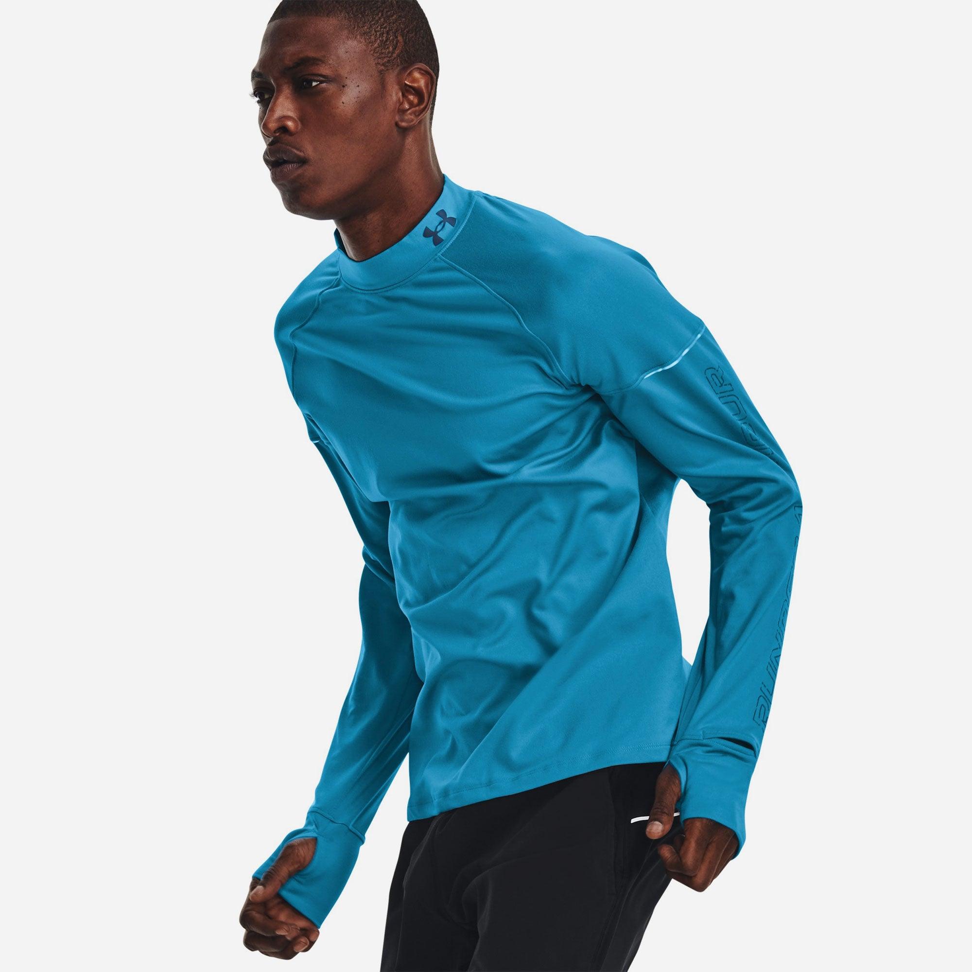 Áo thun tay dài thể thao nam Under Armour Outrun The Cold - 1373214-419