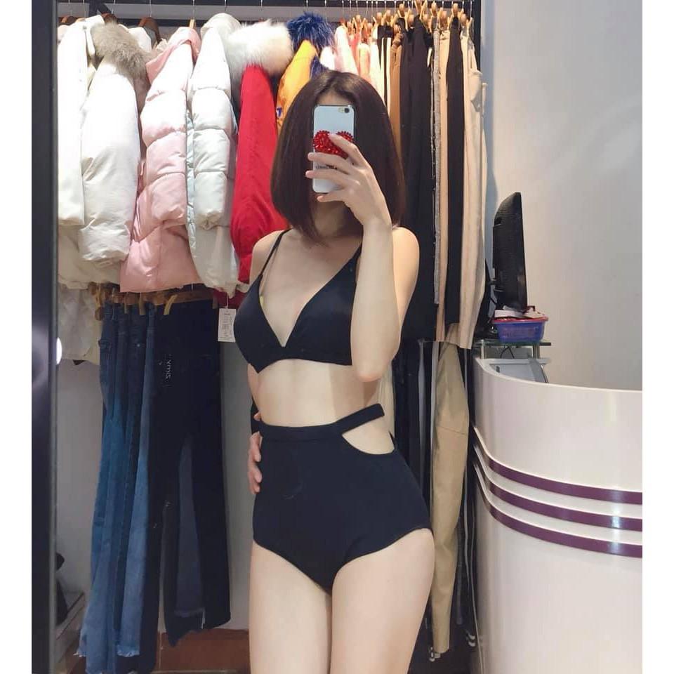 Bikini 2 Mảnh áo dây cài quần khoét ( Ảnh chụp thật)