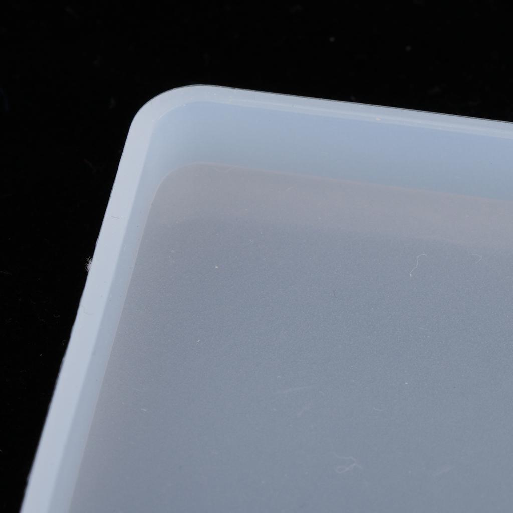 4x  Square Resin Mould For DIY Coaster Display Pad 8cm