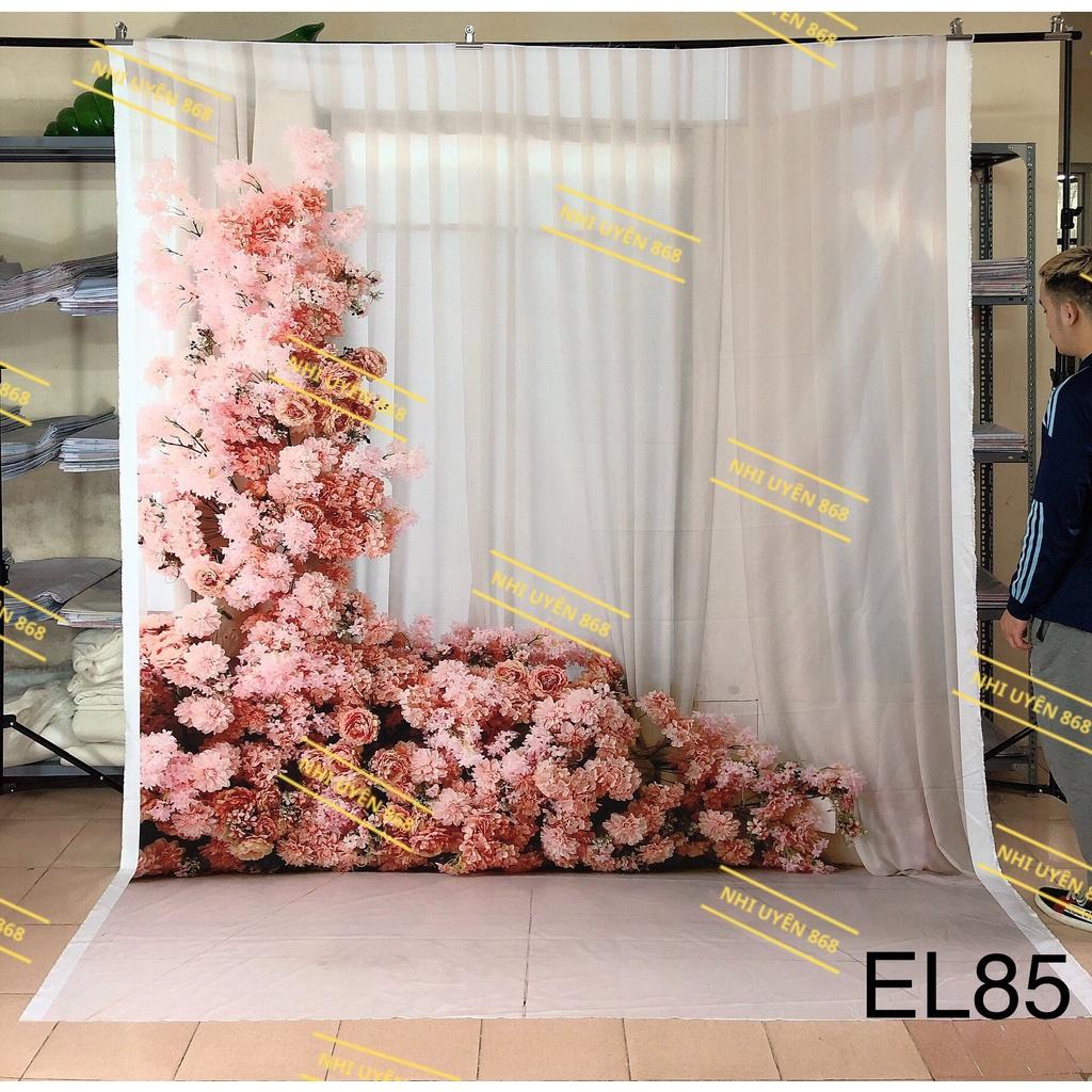 Tranh vải decor / Thảm vải chụp ảnh / Thảm vải treo tường tiệc cưới (mã EL85)